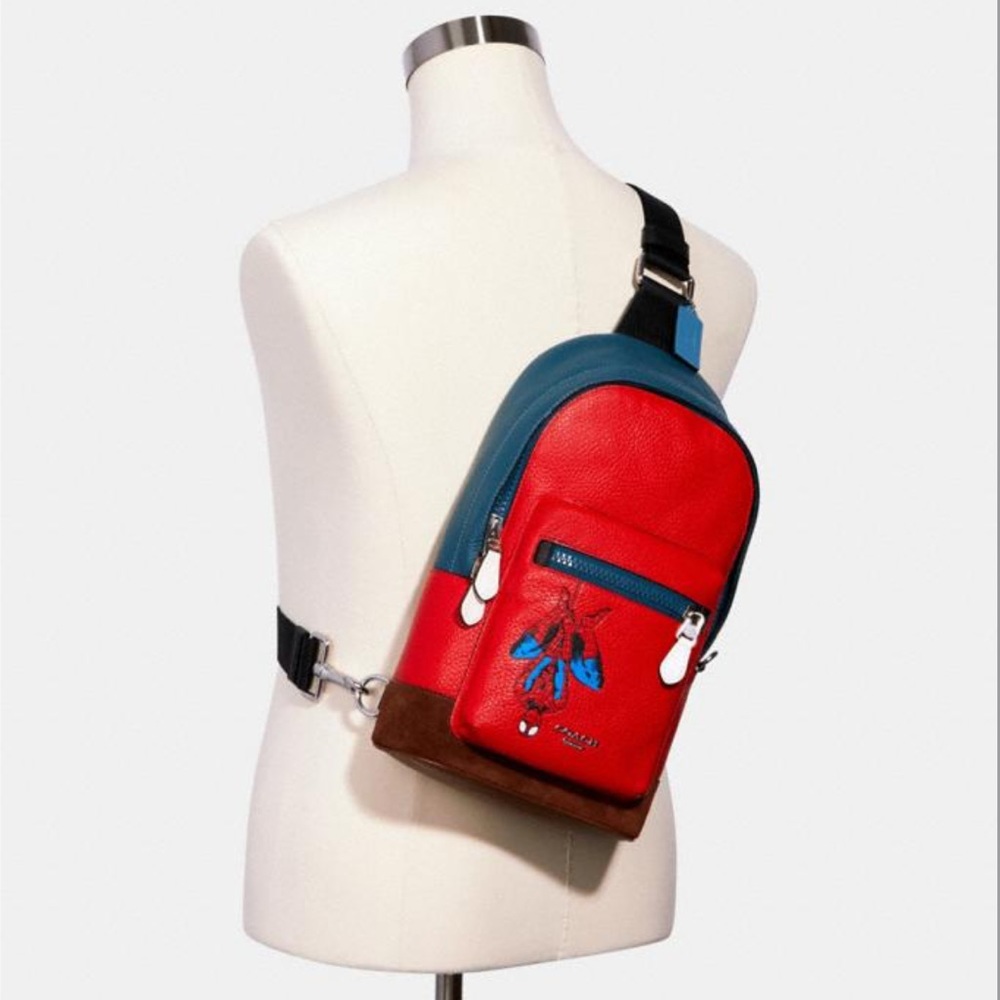 Coach x Marvel Spider Man West Pack Crossbody - Picture 10 of 10